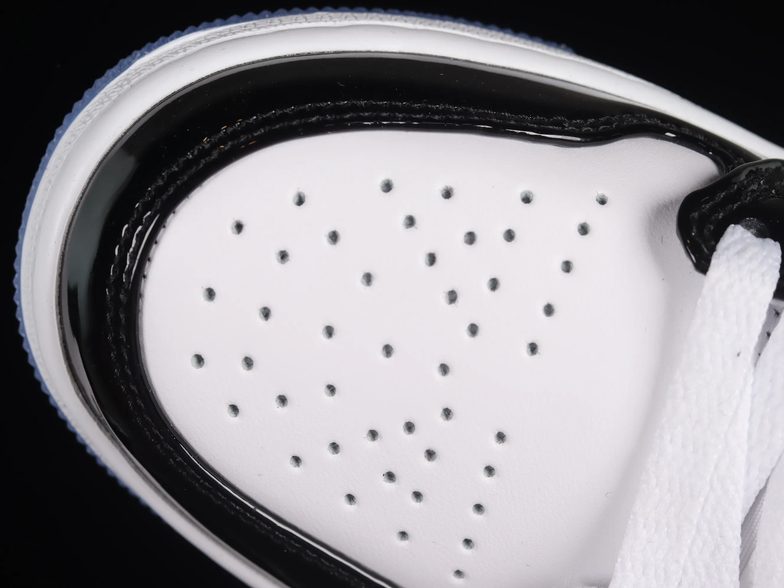 All categories Air Jordan Jordan series basketball shoes Air Jordan 1 Low Air Jordan 1 Low "Concord" AJ1 Joe 1 Concord black and white patent leather low-top basketball shoes DV1309-100